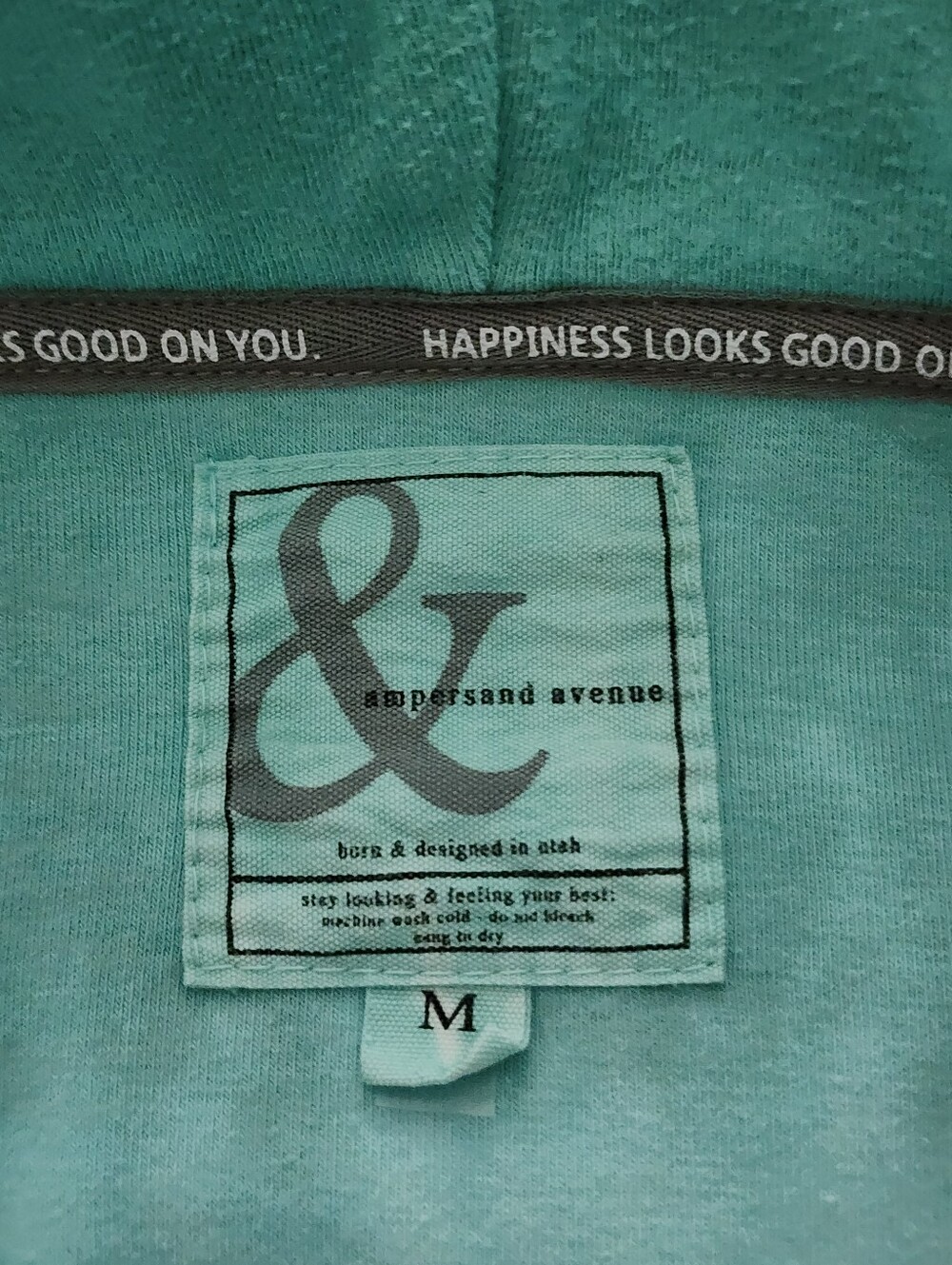 Ampersand Blue Horizon Full Zip Hoodie, Size Medium - Picture 8 of 10